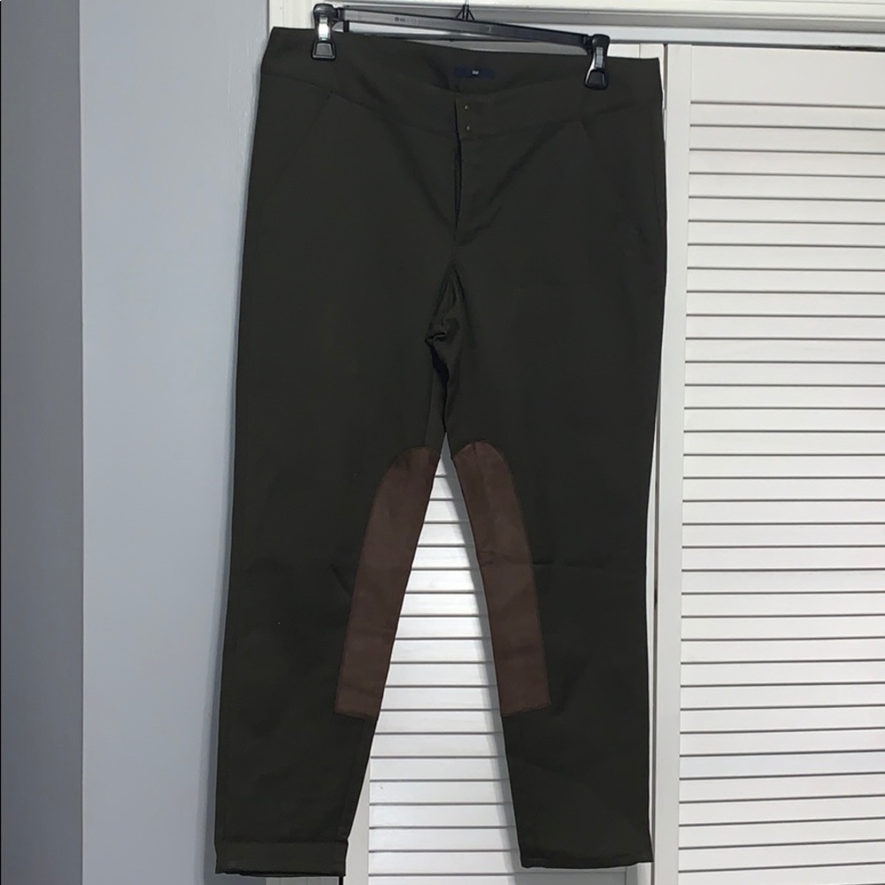 Green Riding style Pants
